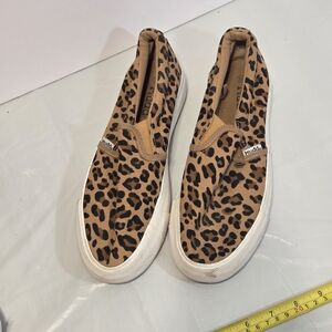 Mudd Leopard-Print Slip-On Sneakers in Tan & Black